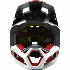 Casque Fox Proframe BLOCKED Black White 12 Casque Fox Proframe BLOCKED Black White -VTT-BMX Soldes casque fox proframe blocked black white 4