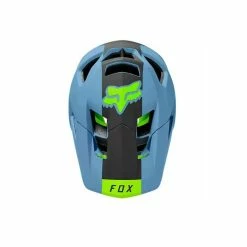 Casque Fox Proframe BLOCKED Dusty Blue -VTT-BMX Soldes casque fox proframe blocked dusty blue 2