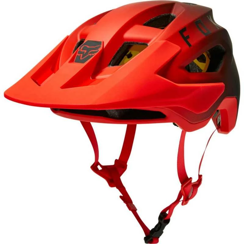 Casque Fox Speedframe Mips Rouge Fluo 4 Casque Fox Speedframe Mips Rouge Fluo – Image 2