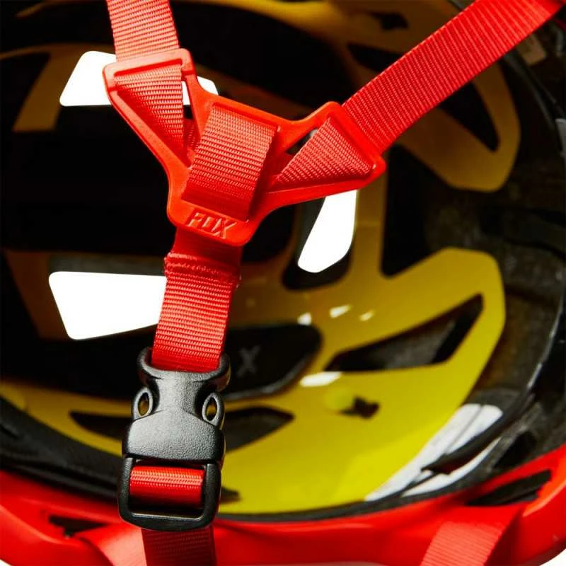 Casque Fox Speedframe Mips Rouge Fluo 8 Casque Fox Speedframe Mips Rouge Fluo – Image 6