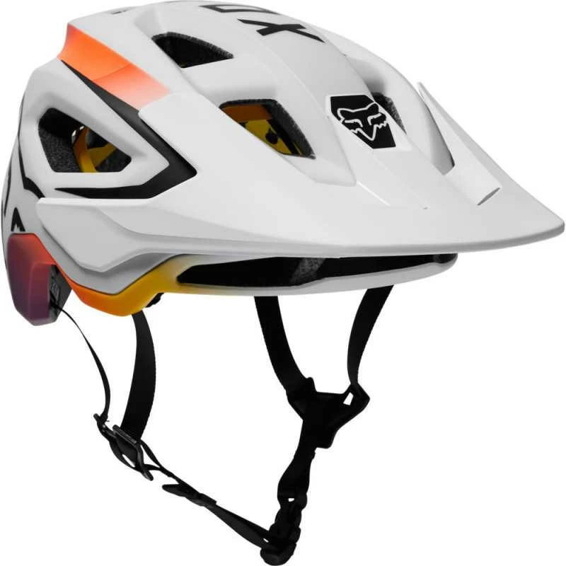 Casque Fox Speedframe VNISH Mips Blanc 3 Casque Fox Speedframe VNISH Mips Blanc
