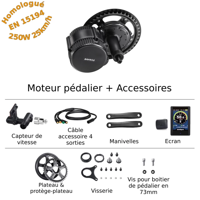 Bicycle Accessories Kit Moteur BBS 36V 250W CARGO 3 Bicycle Accessories Kit Moteur BBS 36V 250W CARGO