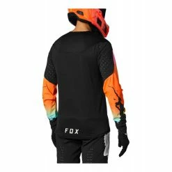Maillot Fox Flexair MTB Edition Limitée PYRE Noir -VTT-BMX Soldes maillot fox flexair mtb edition limitee pyre noir 3