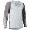 Maillot Fox Flexair MTB Lunar Light Grey -VTT-BMX Soldes maillot fox flexair mtb lunar light grey