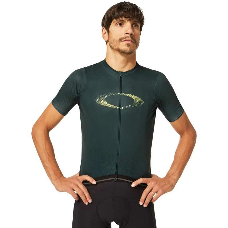 Maillot Oakley Endurance Packable Manches Courtes Vert 4 Maillot Oakley Endurance Packable Manches Courtes Vert – Image 2