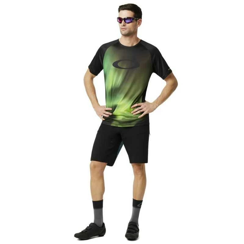 Maillot Oakley MTB Tech Aurora Borealis Manche Courte 6 Maillot Oakley MTB Tech Aurora Borealis Manche Courte – Image 4