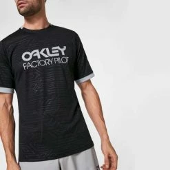 Maillot Oakley Pipeline Trail Noir -VTT-BMX Soldes maillot oakley pipeline trail noir 4