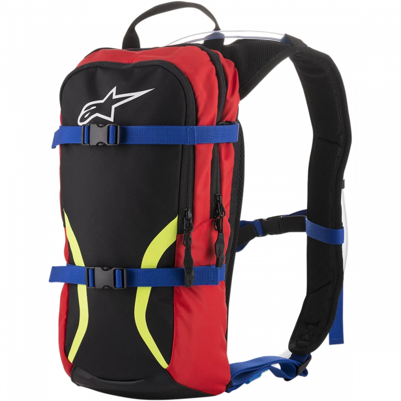 Sac à Dos Alpinestars Iguana Hydration Noir Bleu Rouge Jaune Fluo 3 Sac à Dos Alpinestars Iguana Hydration Noir Bleu Rouge Jaune Fluo